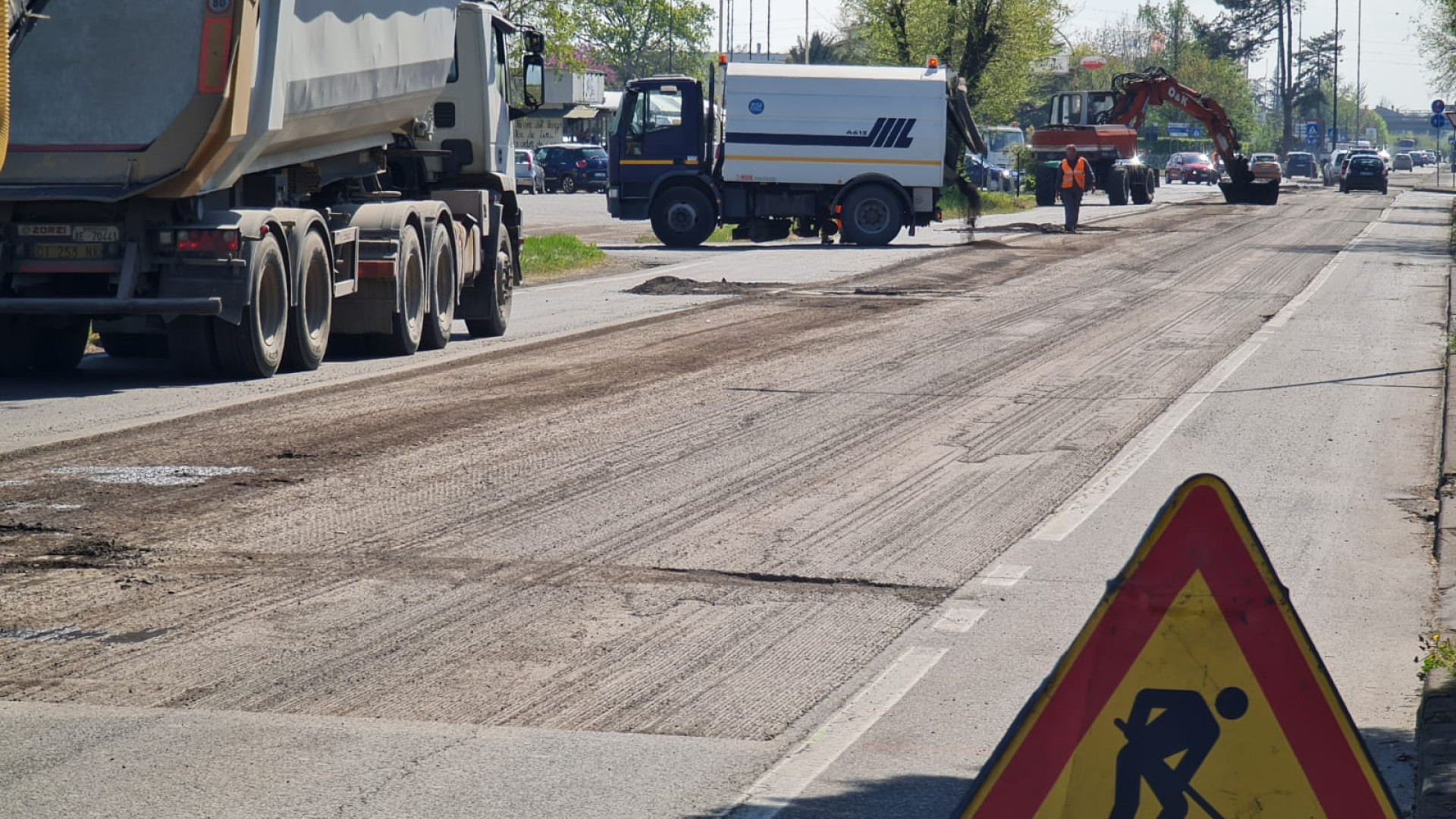 Via Emilia Parmense, avviata oggi la riasfaltatura: possibili rallentamenti