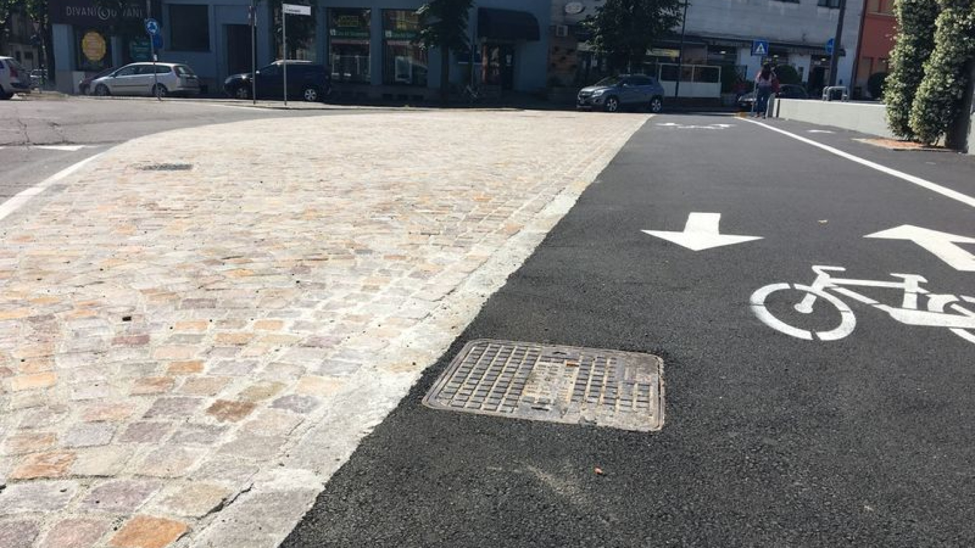 Pronta la ciclopedonale di via Calciati. Barbieri: “Ottimo intervento”