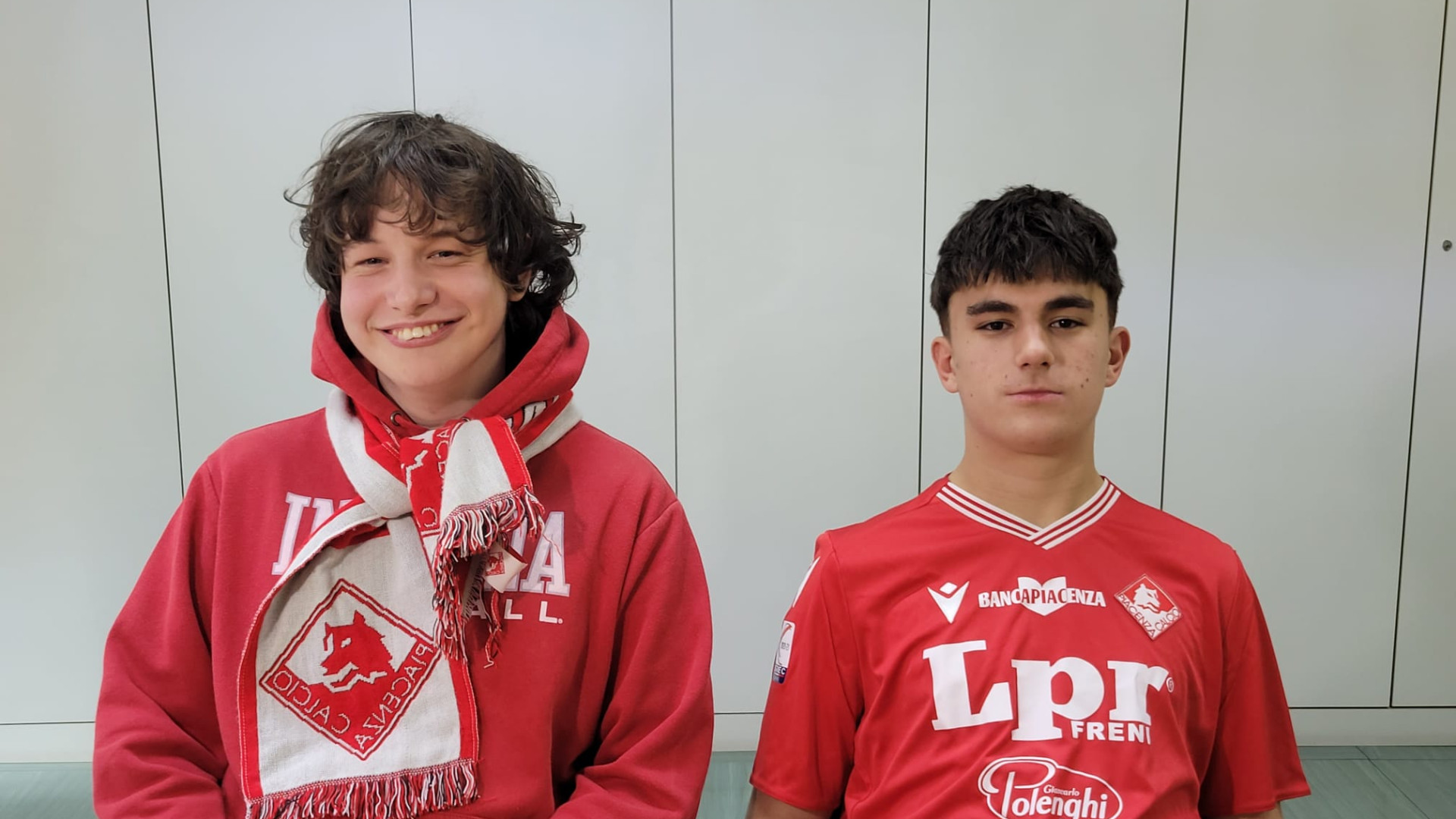 La passione per il Piacenza calcio spopola sui social grazie a due giovanissimi