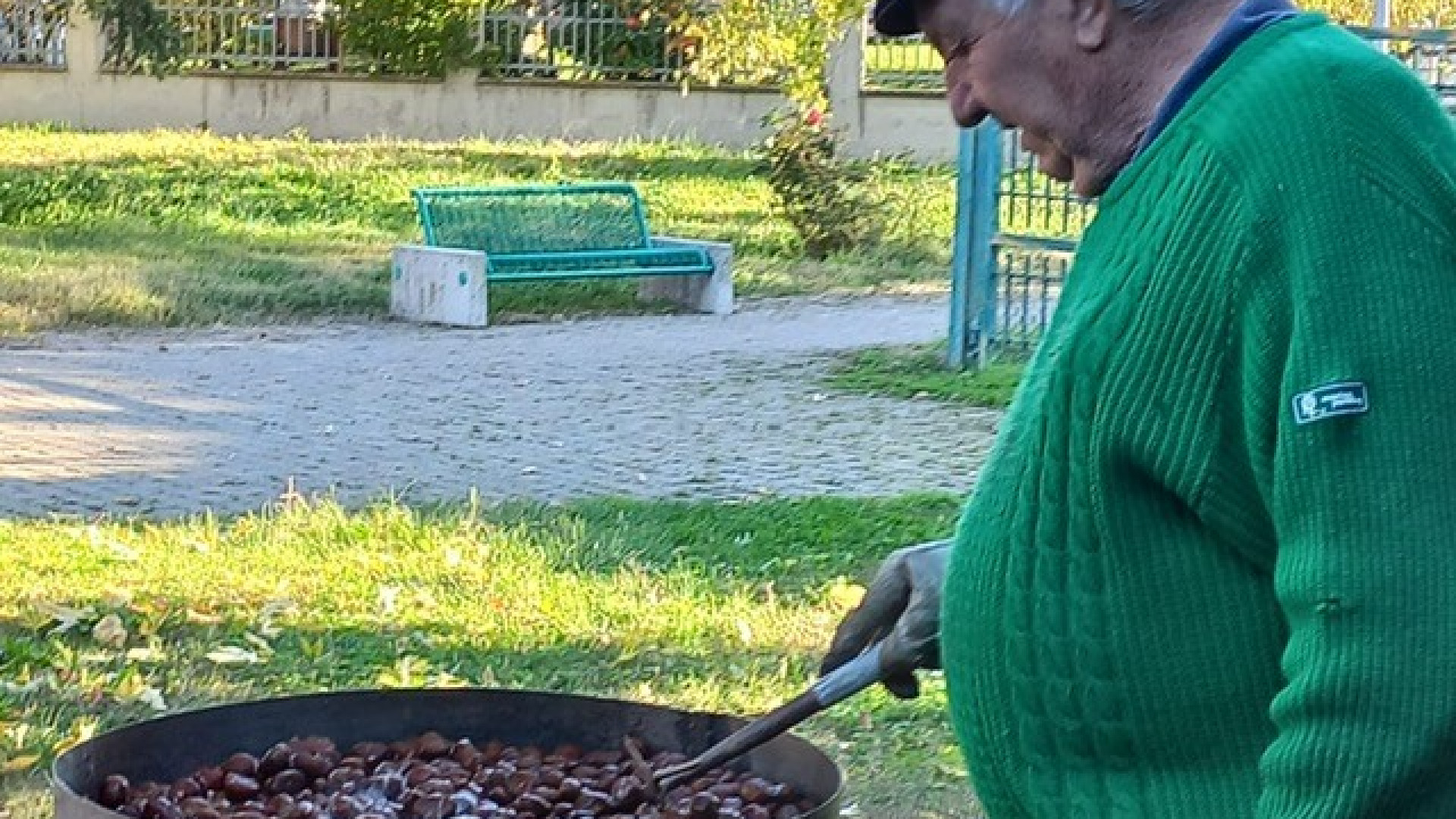 "Ponte tra generazioni": castagnata dell'Auser per i bambini dell'asilo