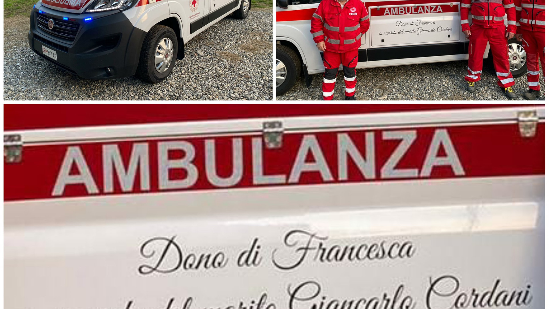 Perde il marito dopo 50 anni di matrimonio, in suo ricordo dona un'ambulanza