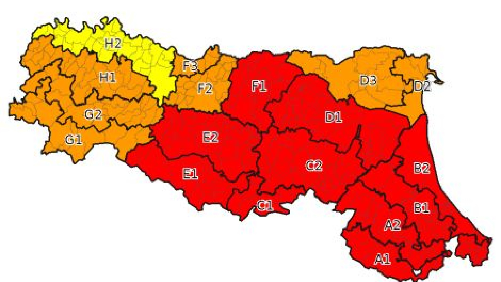 Piene dei fiumi e frane: domani allerta arancione nel Piacentino