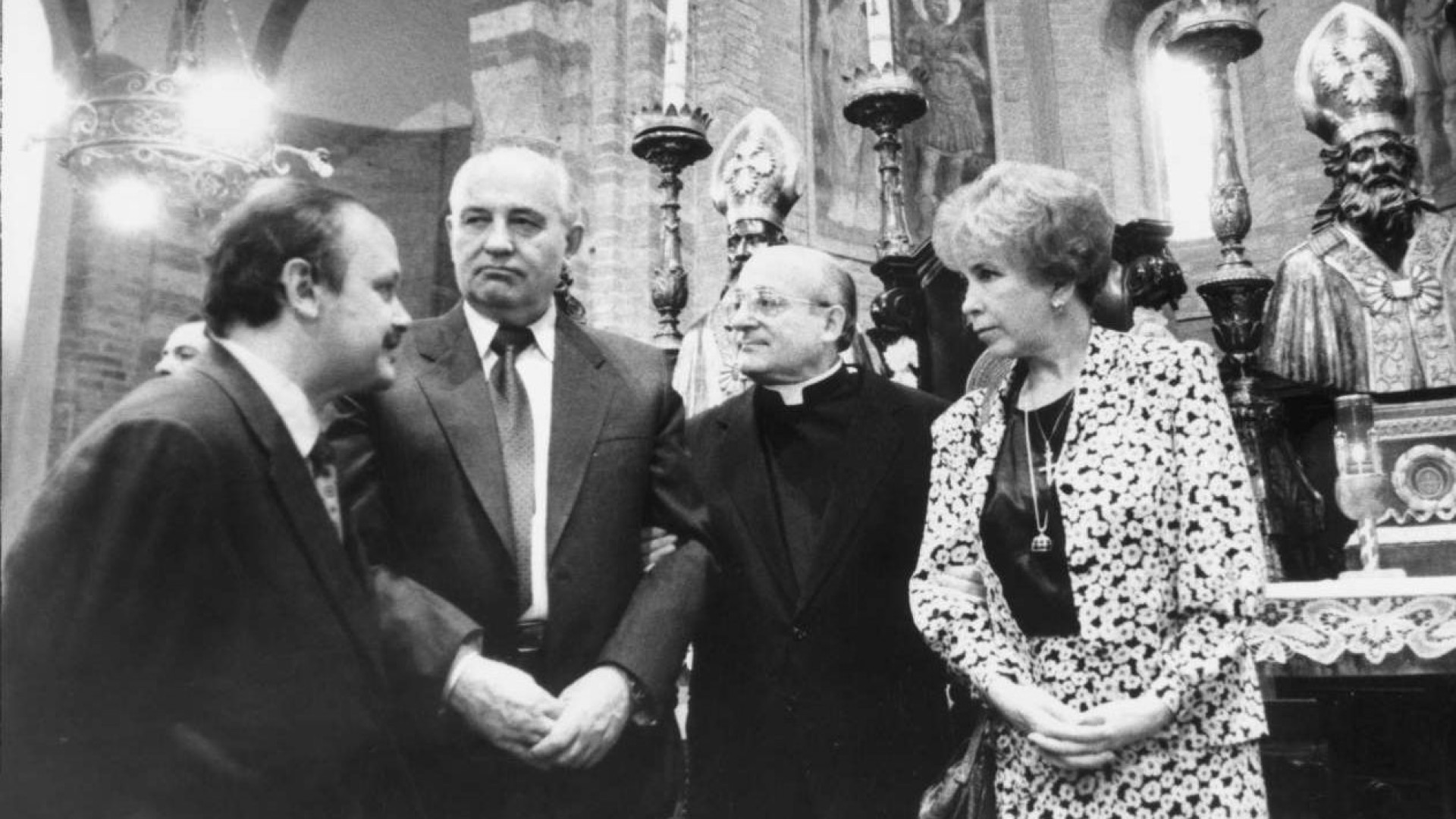 Mikhail Gorbaciov tre volte a Piacenza. Fu l'ultimo presidente dell'Urss
