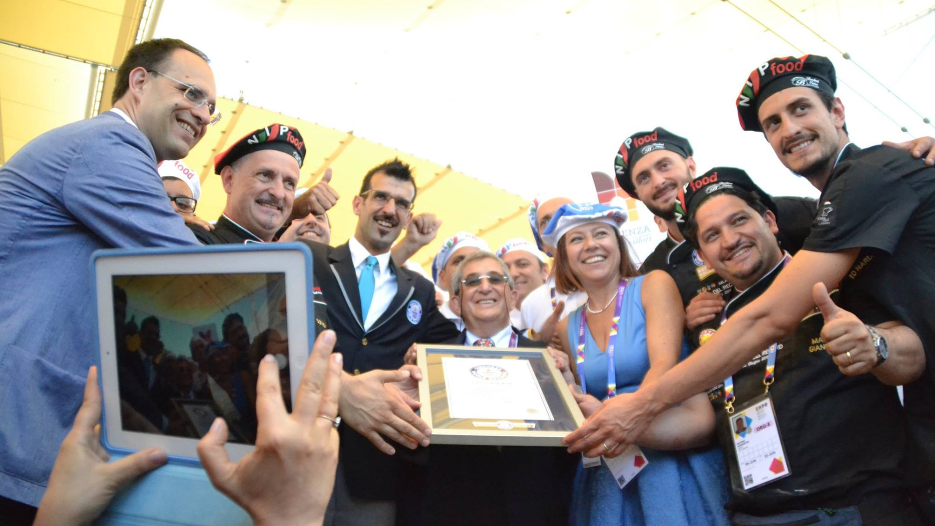 Pizza record all'Expo: il diploma Guinness conservato alla Faggiola