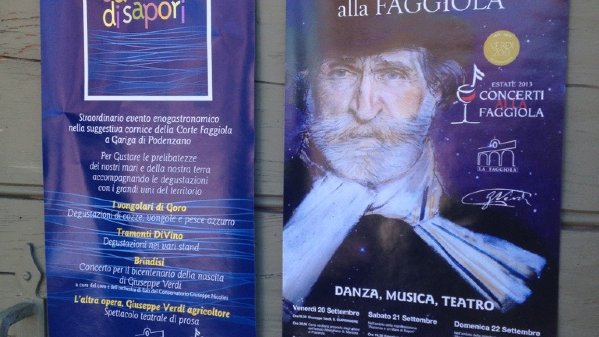 Alla Faggiola torna "Un mare di sapori" e si sposa alla musica di Verdi