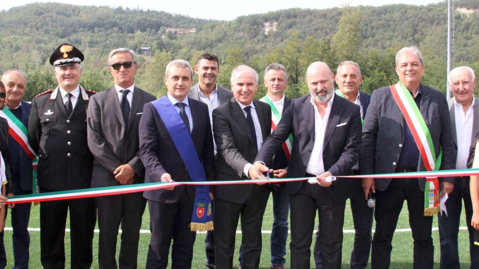 Ponte dell'Olio, a due anni dall'alluvione inaugurato il nuovo campo sportivo