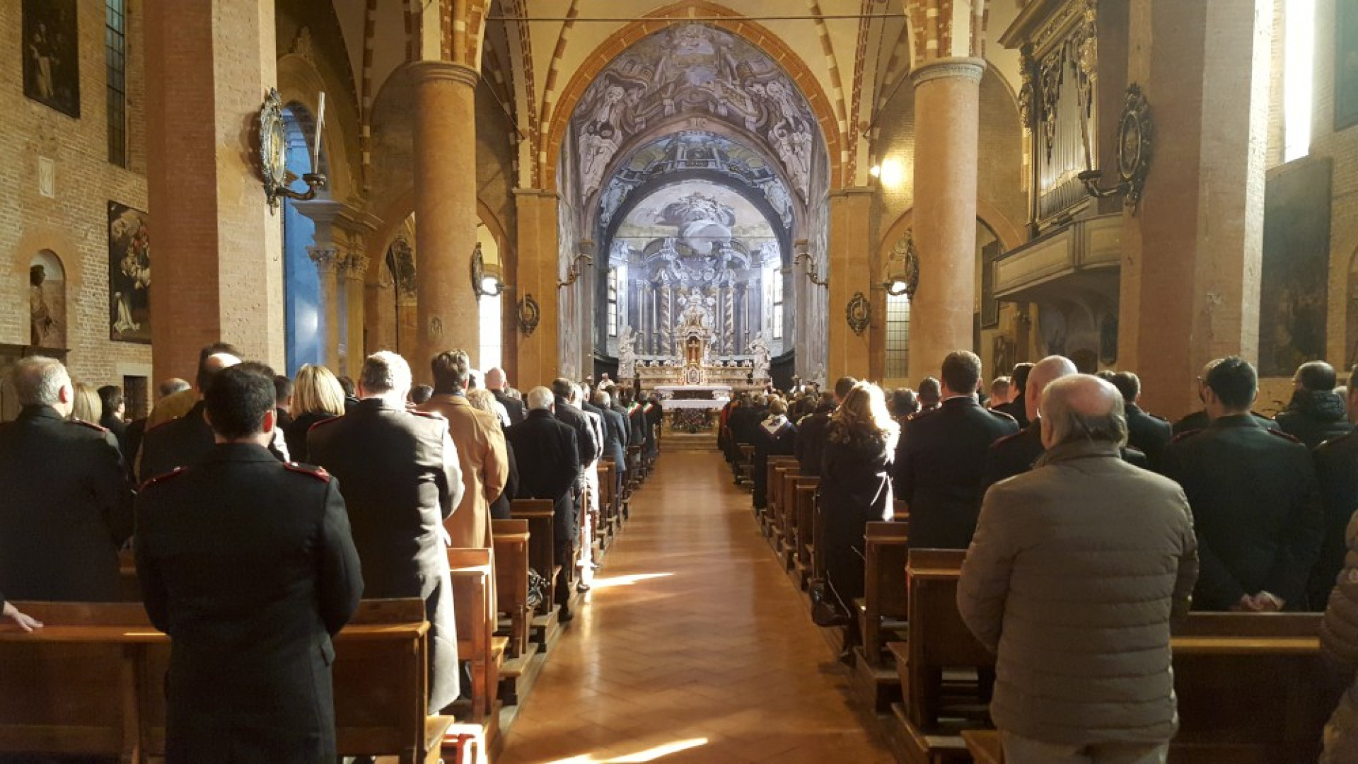 Messa per celebrare la Virgo Fidelis, patrona dei carabinieri