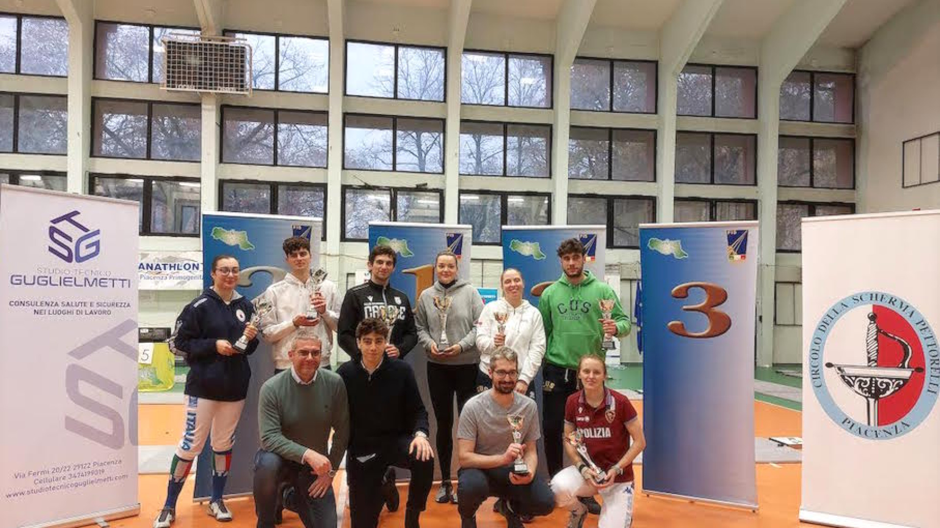 Scherma, successo del primo trofeo a coppie dedicato a Lamberto Curatolo