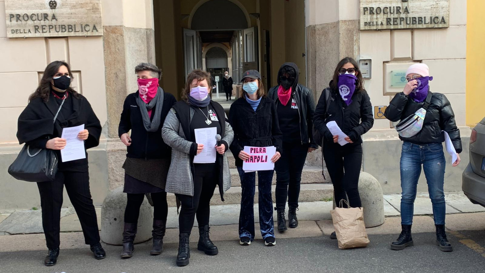 Delitto Pomarelli, Sebastiani non si presenta in aula. “Non una di meno” ricorda Elisa
