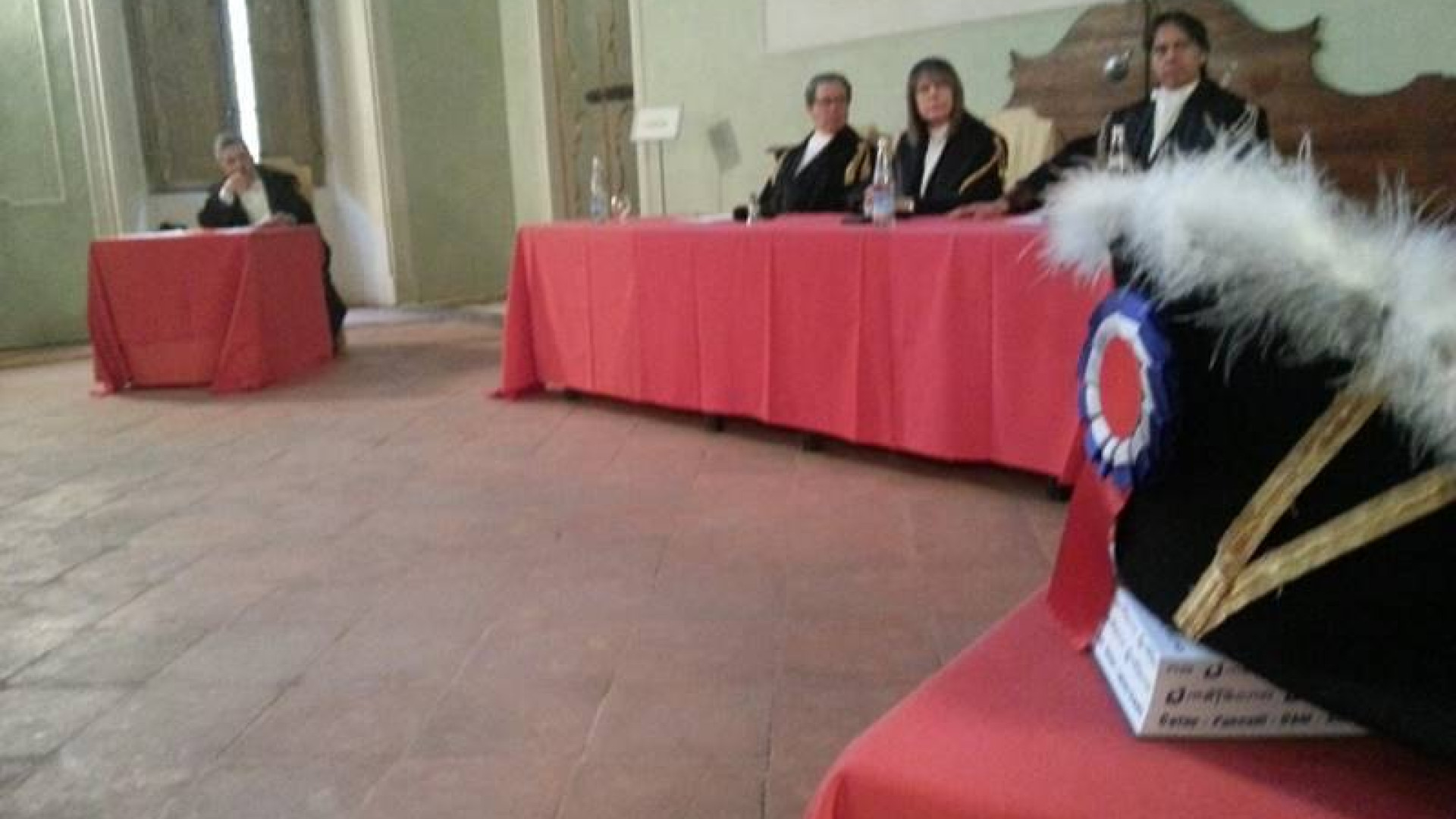 Palazzo Anguissola: processo a Napoleone. In aula i giudici del foro di Milano