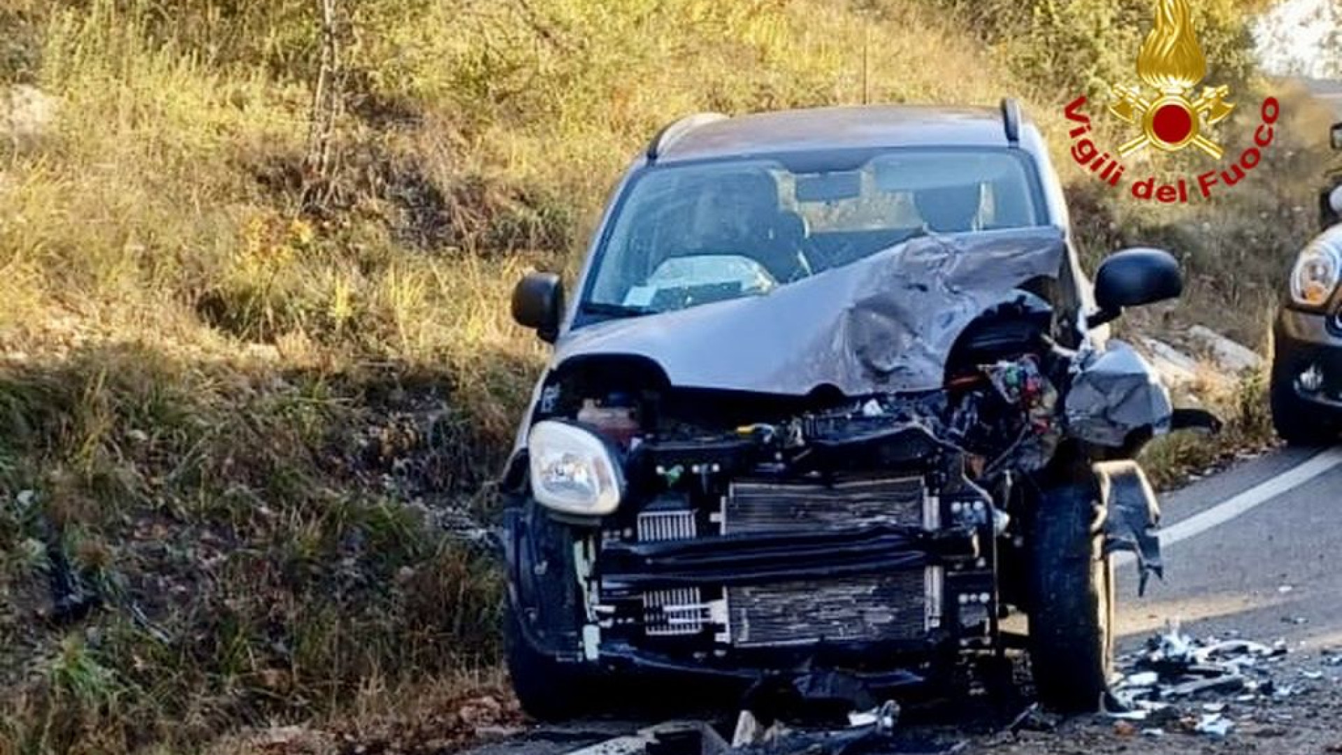 Scontro frontale sulla strada della Caldarola, anziano finisce in ospedale