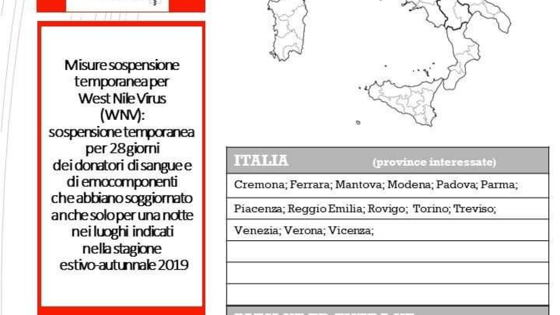 Zanzare positive al West Nile. A Piacenza scatta l'allerta per rischio contagio. Appello a chi organizza eventi