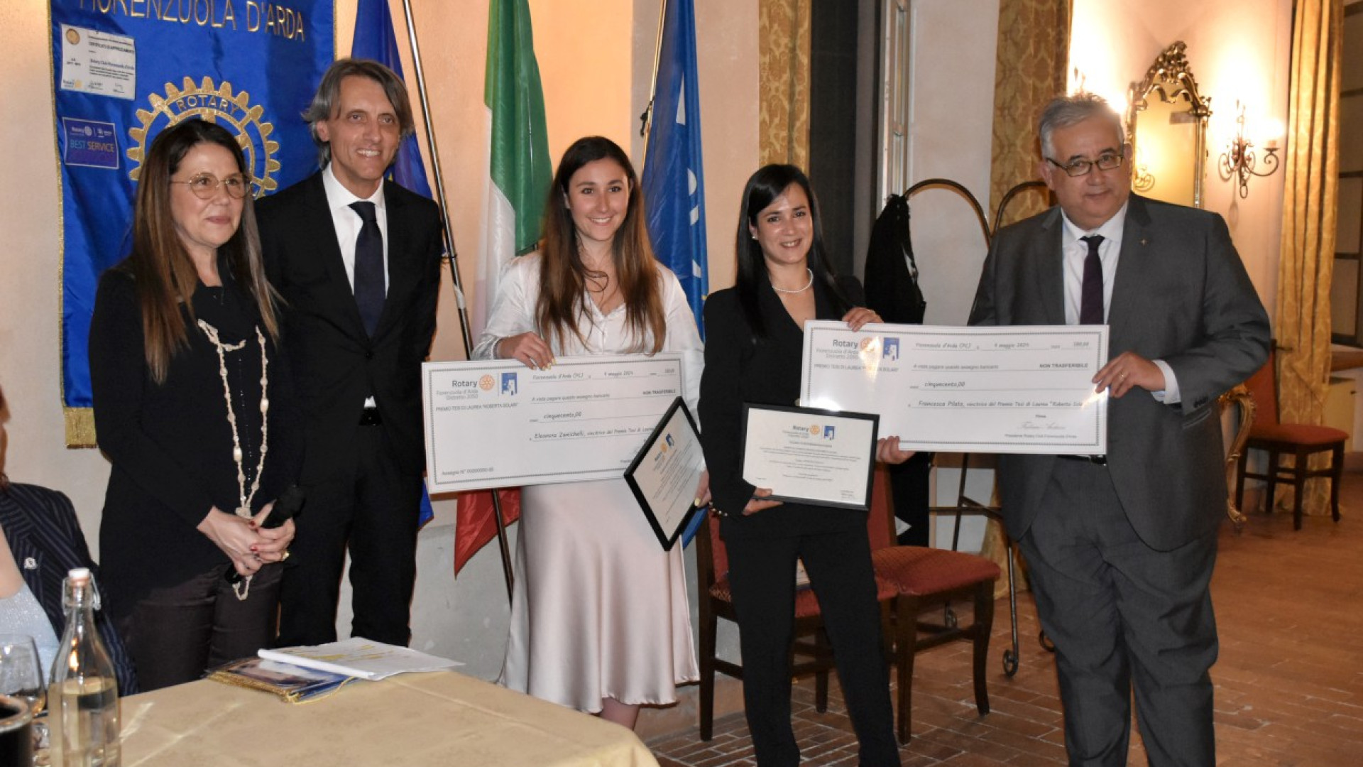 Il Rotary Fiorenzuola premia le giovani laureate per arrivare alla parità di genere